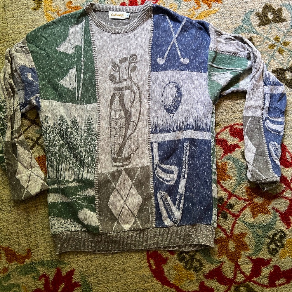 Vintage Golfsmith Sweater XL - smoke free perfect condition.  Never worn